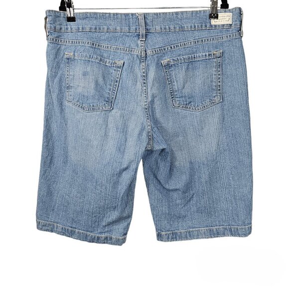 Levi Strauss Signature Denim High Waist Bermuda Jean Shorts - Picture 5 of 6